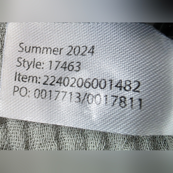 Marine Layer “Sydney” Romper • Size L • Sage-Green Gauzy Cotton - Picture 7 of 10